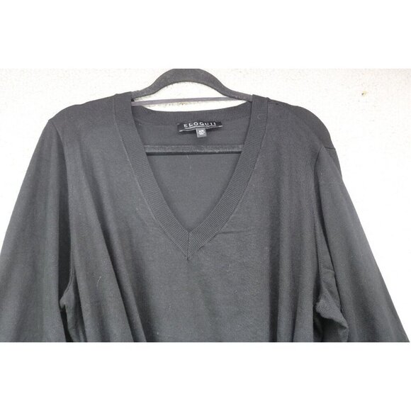 Eloquii Long Sleeve V-Neck Tunic Top Wrap Tie-Size 18/20-New w/Tags - Picture 2 of 9